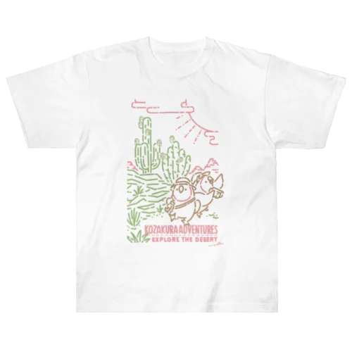 KOZAKURA ADVENTURES (pink) ヘビーウェイトTシャツ