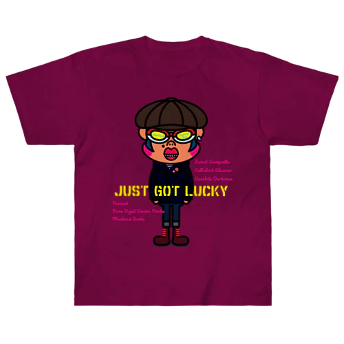 ジャスガラッキ! Heavyweight T-Shirt