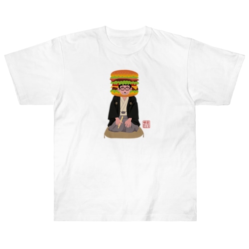 噺家バーガー(かぶりものVr) Heavyweight T-Shirt