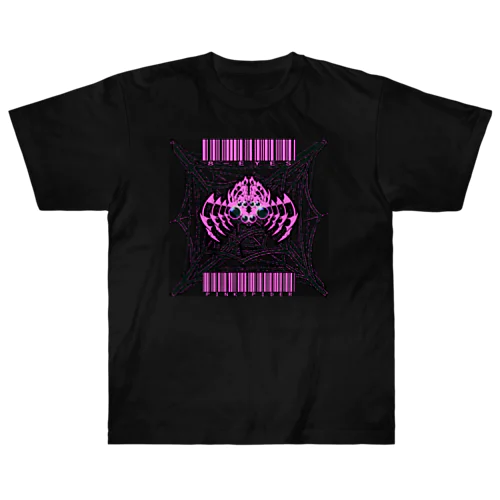 8-EYES PINKSPIDER BLK Heavyweight T-Shirt