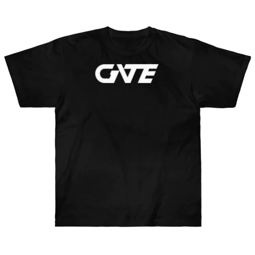 GATE WHITE LOGO T-SHIRTS -HEAVY WEIGHT- Heavyweight T-Shirt