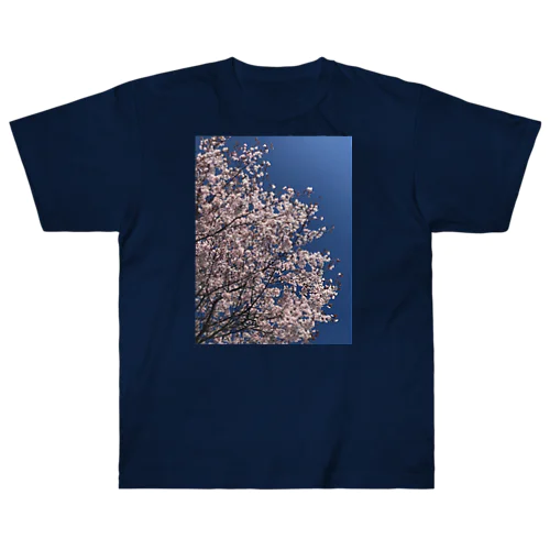 202105120801001　遅咲きの桜 ヘビーウェイトTシャツ