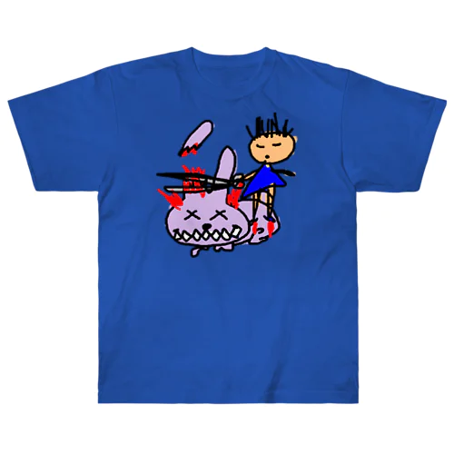 らくがきRPG モンスター討伐 Heavyweight T-Shirt