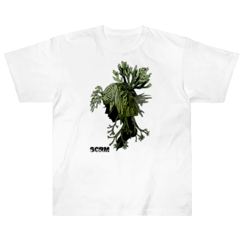 【植物fashion】ビカクシダ Heavyweight T-Shirt