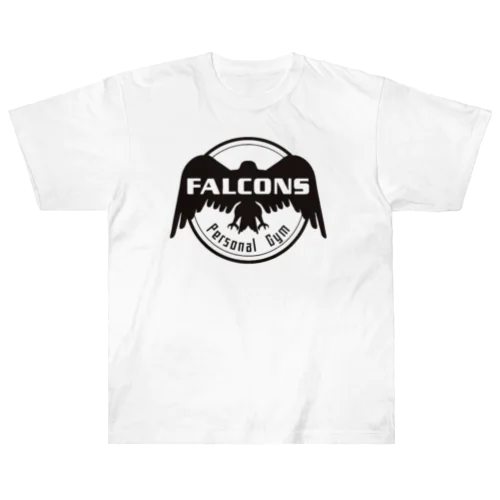 チームFALCONSブラック Heavyweight T-Shirt