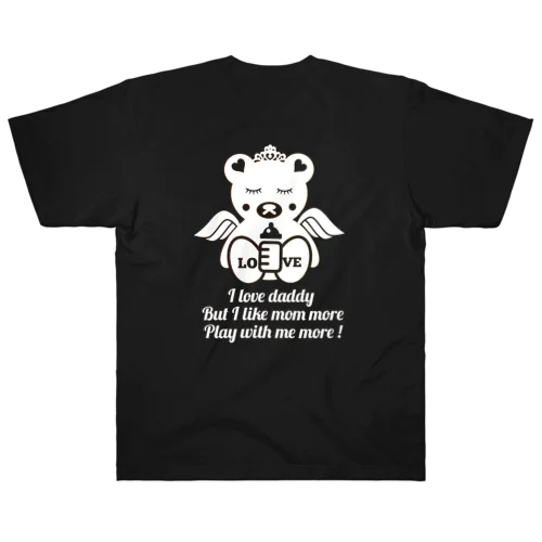 P➛kumaBABY(girls Ver.) Heavyweight T-Shirt