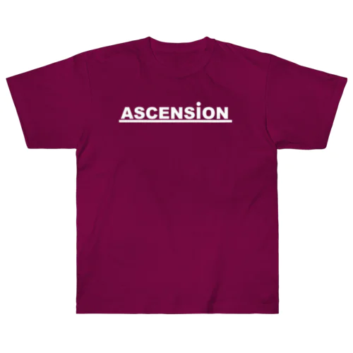 アセンション（ASCENSION）白文字 ヘビーウェイトTシャツ