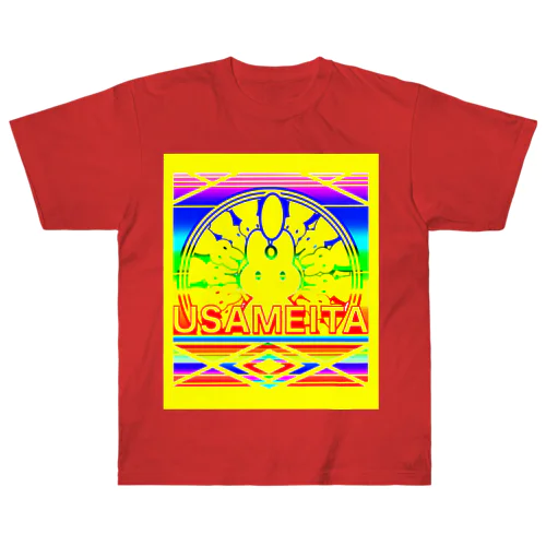 🌟🌈USAMEITA! rainbow🌟yellow gold🌈🌟 Heavyweight T-Shirt