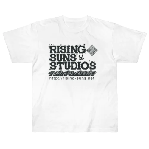 週刊少年ライジングサンズスタジオ ロゴ Heavyweight T-Shirt