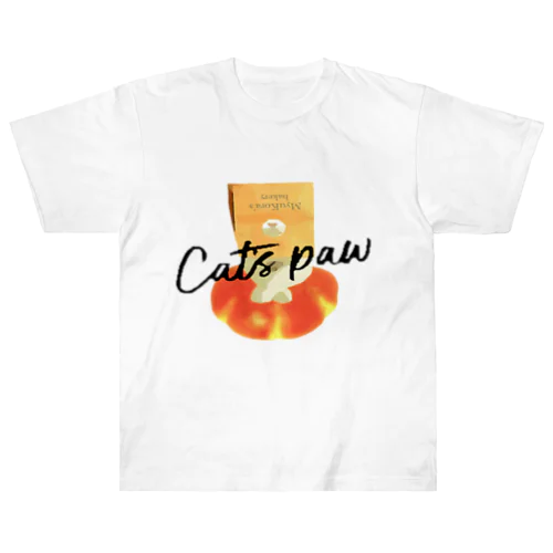 Cat's paw_ロゴ1 ヘビーウェイトTシャツ