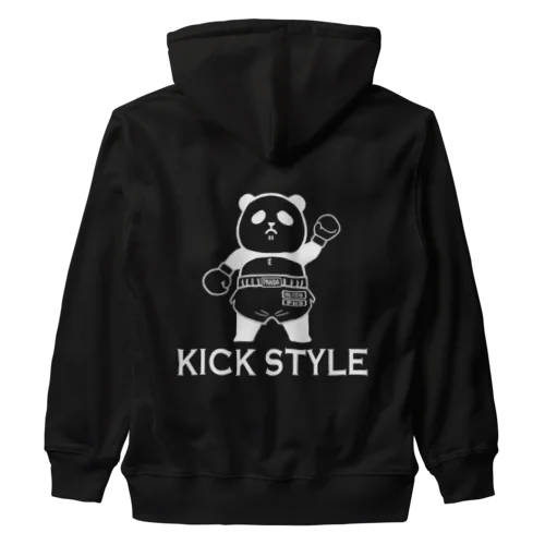 パンダプロレス　キックボクシング Heavyweight Zip Hoodie