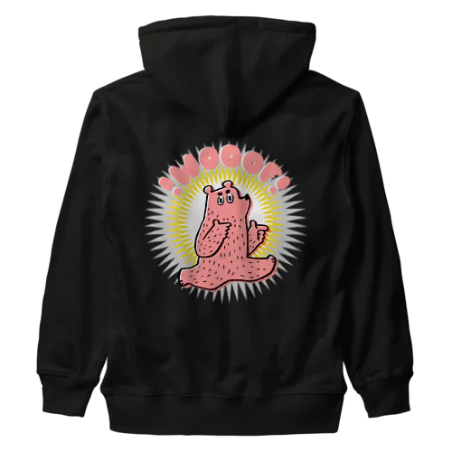 WOOOF! ピンク Heavyweight Zip Hoodie