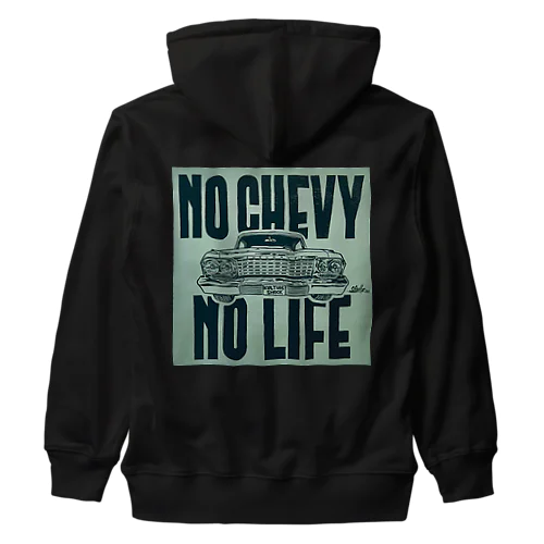 NO CHEVY NO LIFE 1962 Heavyweight Zip Hoodie