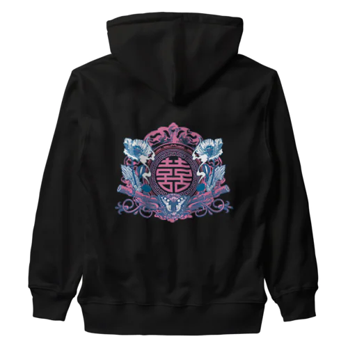 幻想阿片中華紋 Heavyweight Zip Hoodie