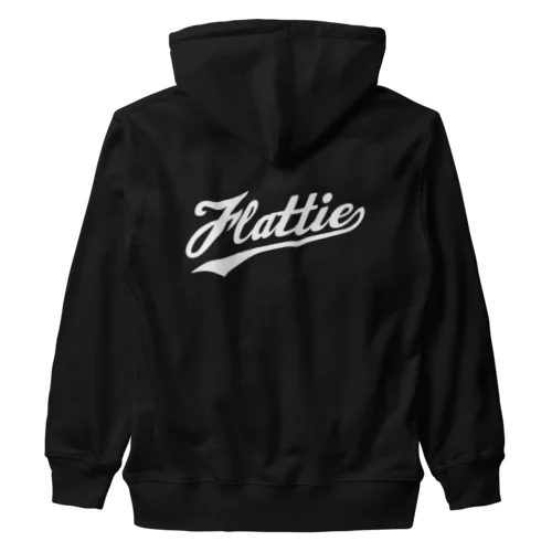 Flattie カレッジロゴ（W） Heavyweight Zip Hoodie