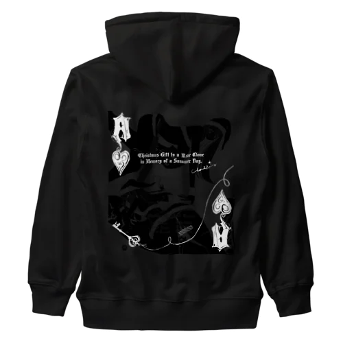 BLACK SANTA 03 Obscure Desire ブラックサンタ ネガver. Heavyweight Zip Hoodie