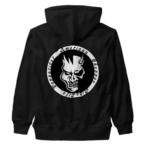 スカルオーガ Heavyweight Zip Hoodie