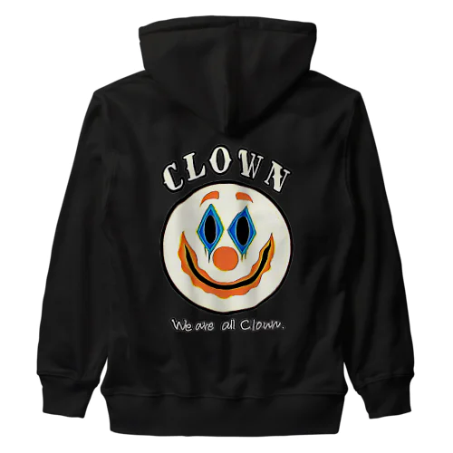 CLOWN ヘビーウェイトジップパーカー