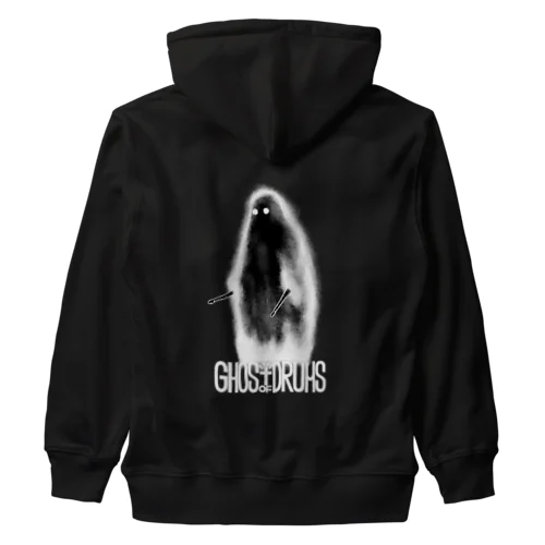 GHOST ZIP HOODIE ヘビーウェイトジップパーカー