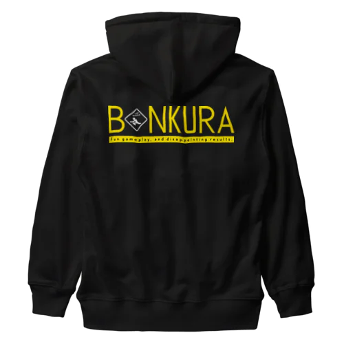 BONKURA TYPO YLW ヘビーウェイトジップパーカー