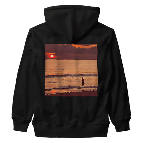 sunset 2 Heavyweight Zip Hoodie