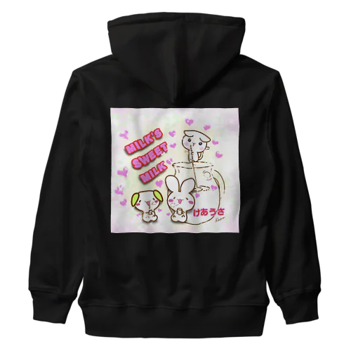 ミルクの甘いミルク Heavyweight Zip Hoodie