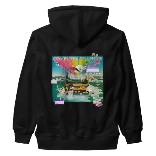 #Computer graphics 2023 Heavyweight Zip Hoodie