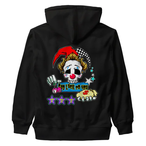 ピエロGOD LUCK🤡POP🎵 Heavyweight Zip Hoodie