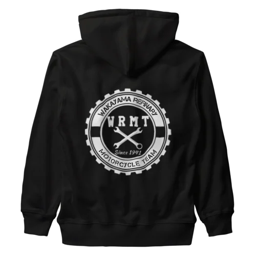 WRMT WHITE LOGO Heavyweight Zip Hoodie