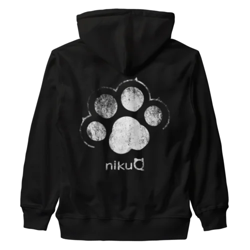 肉球をモチーフにしたオリジナルブランド「nikuQ」（猫タイプ）です Heavyweight Zip Hoodie