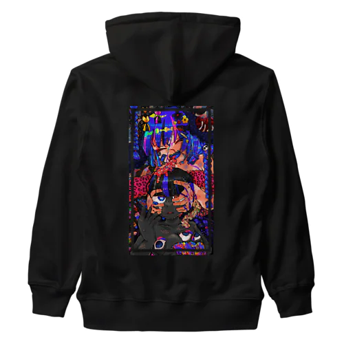 💙💜overprotection💙💜 Heavyweight Zip Hoodie