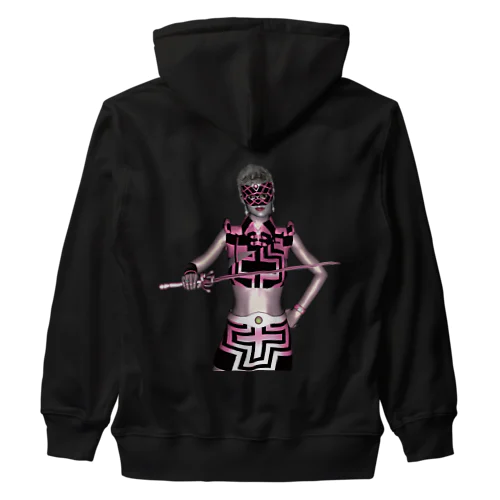 桃色仮面 Heavyweight Zip Hoodie