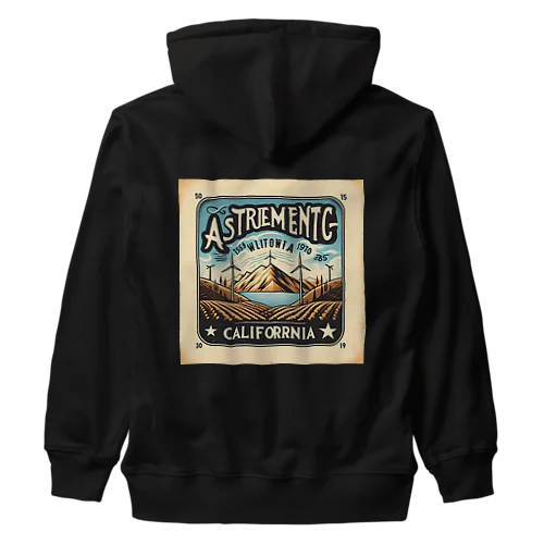 ヴィンテージ　西海岸　スタイル Heavyweight Zip Hoodie