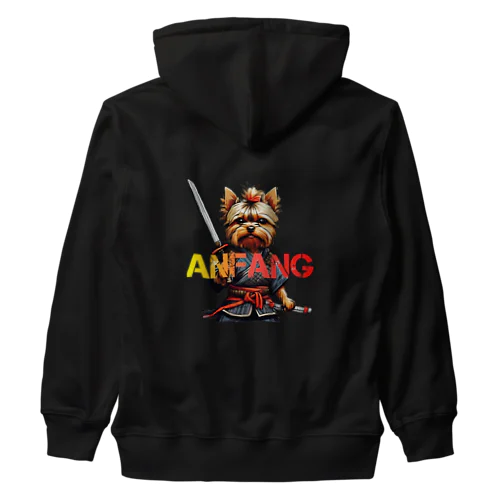 ANFANG SAMURAI YORKIE ヘビーウェイトジップパーカー