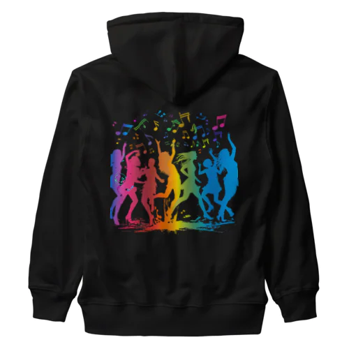  dance!!  dance!!  dance!! Heavyweight Zip Hoodie