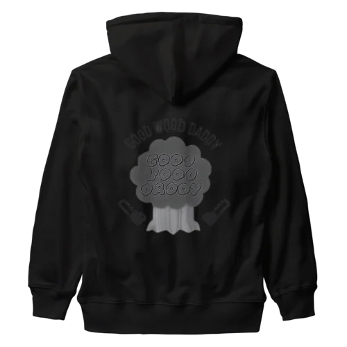 GWDロゴ　モノクロ Heavyweight Zip Hoodie