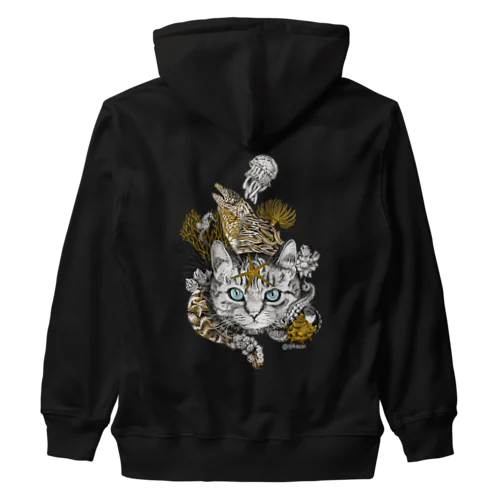 磯猫 Heavyweight Zip Hoodie