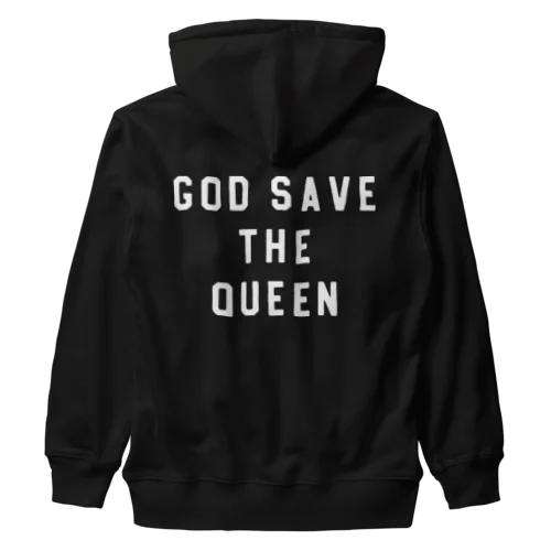 GOD SAVE THE QUEEN Heavyweight Zip Hoodie