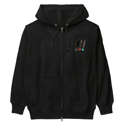 トキメキびっくりマーク Heavyweight Zip Hoodie