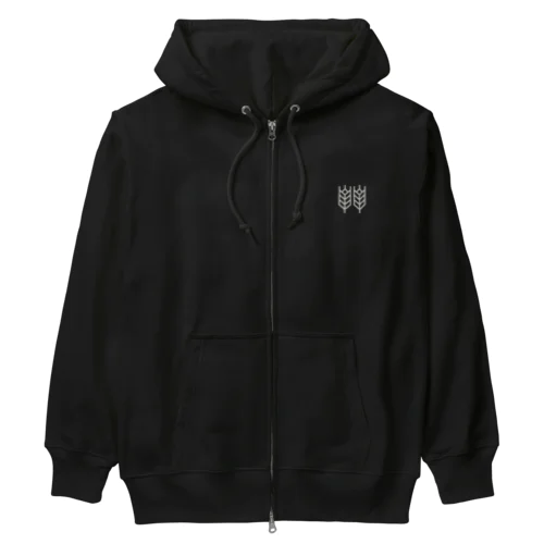 アイコンのムギ Heavyweight Zip Hoodie