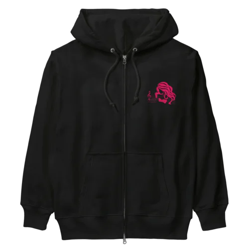 LIPSTICK ON YOUR COLLAR Heavyweight Zip Hoodie