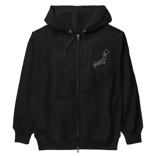 幾何学日本地図 Heavyweight Zip Hoodie