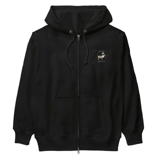 トナカイさんのhappy holiday! Heavyweight Zip Hoodie