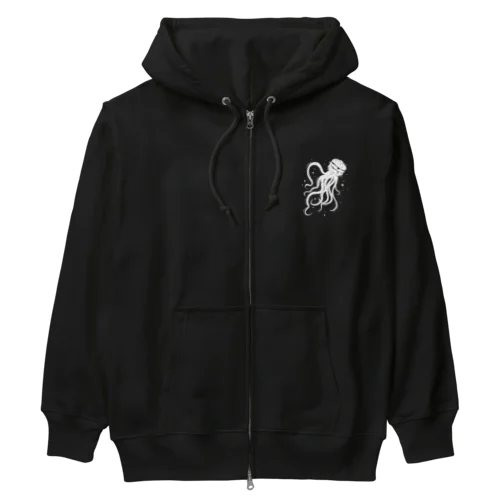 たこバーガー Heavyweight Zip Hoodie