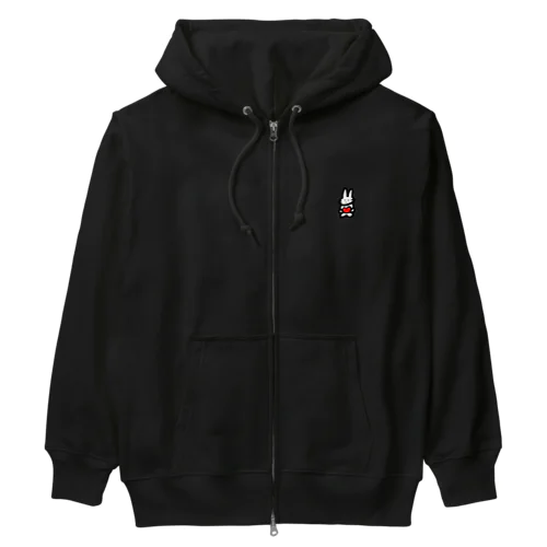 うさぎさん(ハート) Heavyweight Zip Hoodie