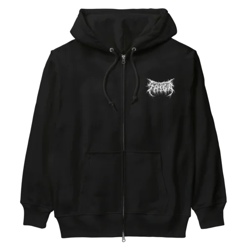 デスメタル滋賀/ DEATH METAL SHIGA Heavyweight Zip Hoodie