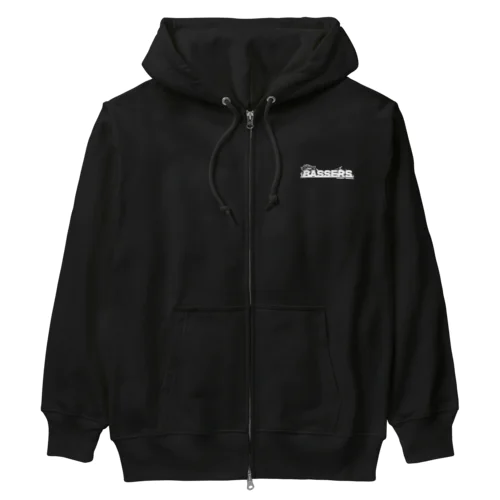 バサーズ白ロゴ Heavyweight Zip Hoodie