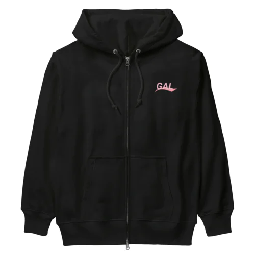 ギャル　スポーツブランド風ロゴ Heavyweight Zip Hoodie