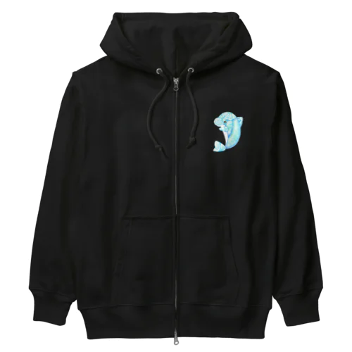 シ―フードアニマル　ゼリードルフィン Heavyweight Zip Hoodie