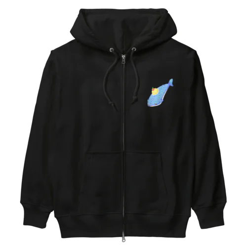 シ―フードアニマル　クリームソーダジンベイ Heavyweight Zip Hoodie